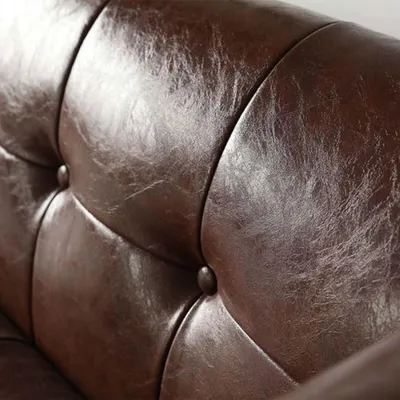 Produktbild von Chesterfield 3 Sitzer Sofa Ledersofa Couch Polster Sitz Garnitur 3er Sofas Neu