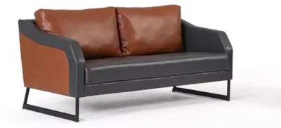 Produktbild von Sofa 2 Sitzer Modern Luxus Design Arbeitszimmer Polstersofa Neu
