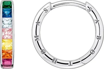 Produktbild von Thomas Sabo Creolen CR668-477-7 Silber/Bunt