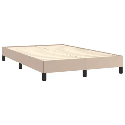 Produktbild von Bettgestell ohne Matratze Cappuccino-Braun 120x190cm Kunstleder
