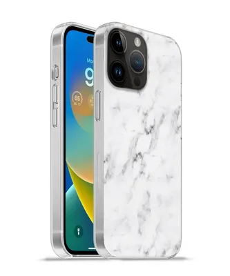 Produktbild von MuchoWow® Handyhülle Schutzhülle Hülle für Apple iPhone 14 Pro - Softcase Marmor - Luxus - Weiß - Grau - Marmoroptik Silikon Softcase Handy Hülle - Umschlag