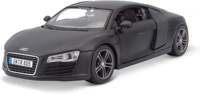 Image de Maisto 31281M - Voiture miniature - Audi R8 (noire, échelle 1:24)