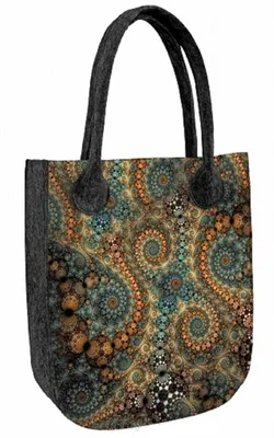 Image de Sac en feutre CITY "Hypnotic", couleur anthracite, modèle FCA01