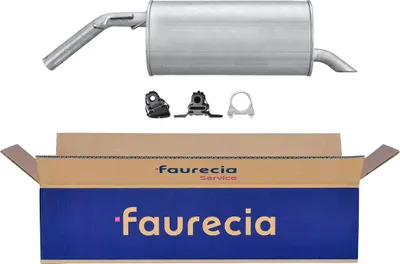 Produktbild von HELLA 8LD 366 032-741 Endschalldämpfer passend für PEUGEOT 207 (WA, WC) Auspuff