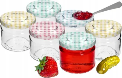 Produktbild von Marmeladengläser mit Deckel 6 Stück 330 ml