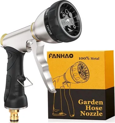 Produktbild von Famanu Gartenspritze mit 7 Sprühfunktionen - Metall