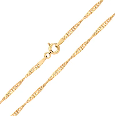 Produktbild von Wunderschön 9 Karat (375) Gold Damen - Singapur Kette - 41cm*2mm; TRS27700L16