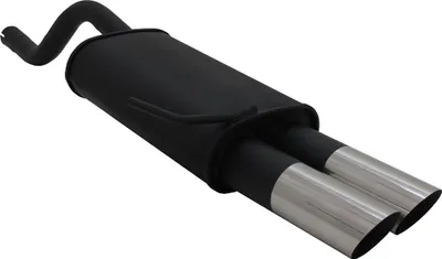 Immagine prodotto di Silenziatore posteriore Novus sport per Renault Clio II (BB0/CB0) 2 x 76 mm MS-Design