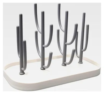 Produktbild von Trockenständer für Babyflaschen, Abtropfhalter für Flaschen und Becher, Trockengestell für Babyflaschen und Zubehör