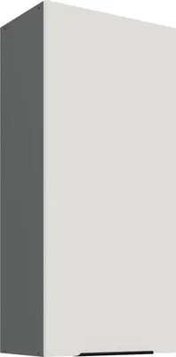Produktbild von Hochschrank LUNARA - Breite 50 cm, weiß/anthrazit