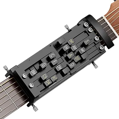 Produktbild von Übungstool Für Gitarren Akkorde, Guitar Chord Presser | Guitar Aid Chord Trainer, Akustische Gitarren Akkordwechsler Trainer Lerntools, Gitarren Akkordwechsler Werkzeug, Gitarrenakkord-Helfer