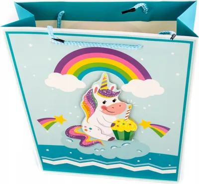 Zdjęcie produktu dla Jednorożec Torba Prezentowa 26X32Cm Różne Kolory