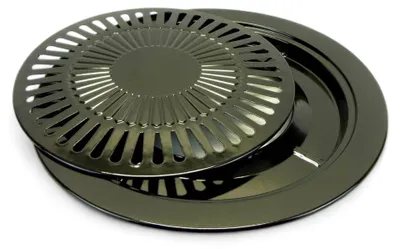 Immagine prodotto di Griglia per barbecue, composta da 2 pezzi, diametro 31 cm