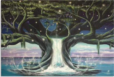 Produktbild von ARTland Wandbild Alu für Innen & Outdoor Der Baum der Seelen Größe: 30x20 cm