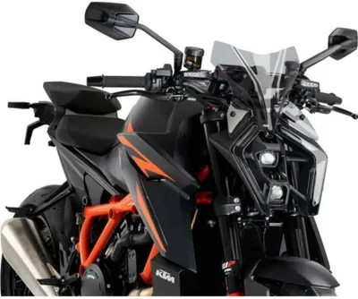 Produktbild von PUIG Naked Sport Light Smoke Verkleidung ABE genehmigt für KTM