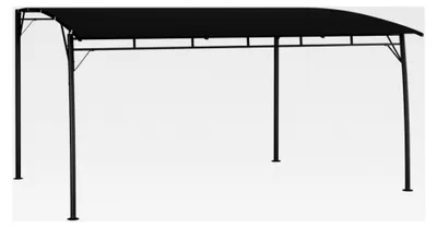 Produktbild von Garten Pavillon Sonnenschutz Überdachung Partyzelt Pergola Terrasse 4x3x2,55m Anthrazit