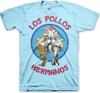Produktbild von Los Pollos Hermanos T-Shirt - Large - Skyblue