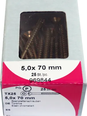 Produktbild von Spanplattenschrauben 5,0 x 70 mm