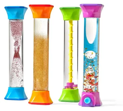 Productafbeelding van Set van 4 sensorische fidget-buizen voor kinderen
