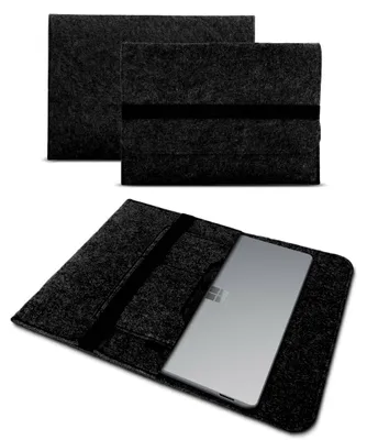 Produktbild von Schutzhülle für Microsoft Surface Pro 9 8 7 6 4 2017 X Tasche Tablet Filz HülleFarben:Dunkles Grau