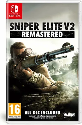 Zdjęcie produktu dla Rebellion Sniper Elite V2 Remastered, Nintendo Switch, Tryb multiplayer, od 17 lat, Nośnik fizyczny