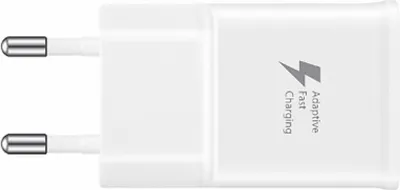 Produktbild von Samsung USB Wandladegerät, für USB Typ C, Micro USB und Samsung Geräte, Schnellladefunktion, Überladungsschutz, Reise, Silber, Schwarz, Weiß, 36.6 x 22.5 x 71 mm