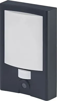 Produktbild von Ledvance LEDVANCE SMART+ Außenwandleuchte + Hausnummer & Kamera, warmweiße LED-Lampe (3000K), hochwertiges Polycarbonat-Gehäuse in Dunkelgrau, eingebauter Lautsprecher, Speicherkarte, Smart-Wifi-Technologie