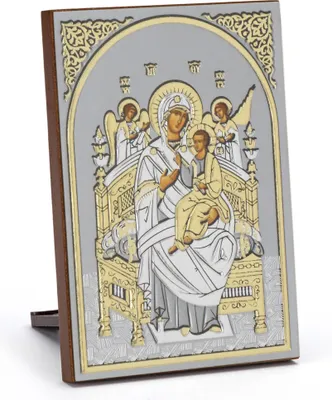 Produktbild von Ikone Gottesmutter All Königen Holz 6x8,5cm christlich 11080