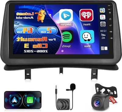 Imagen del producto de Radio para coche Android de 9 pulgadas con navegación, CarPlay inalámbrico y WiFi