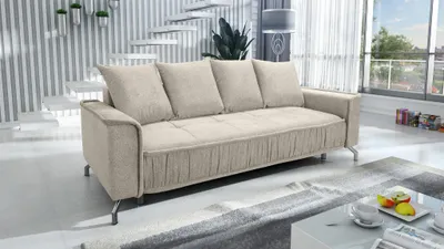 Produktbild von Schlafsofa Sofa 3-Sitzer FLORENCE Stoff Bubble Beige