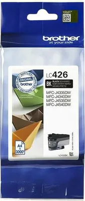 Zdjęcie produktu dla Brother – wkład atramentowy LC-426BK czarny | 5 sztuk