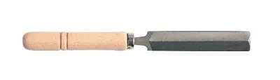 Produktbild von ARS Schärffeile 9F-10 – 22 cm Sägefeile mit Holzgriff zum Schärfen von Japansäge, Handsäge, Astsäge – Feine Präzisionsfeile für alle Sägeblätter (außer impulsgehärtet) – langlebig & handlich