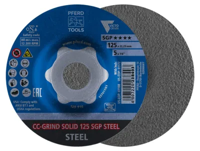 Produktbild von PFERD 64187126, 12,5 cm, 2,22 cm, 12200 RPM, 10 Stück(e)