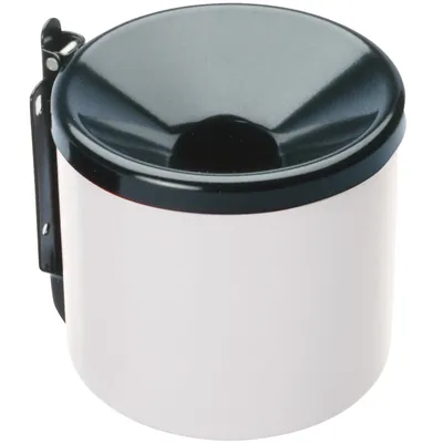 Produktbild von Selbstlöschender Wandaschenbecher für den Innen- und Außenbereich, weiß, Ø 9 cm