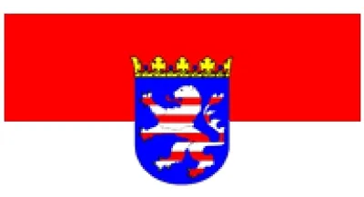 Produktbild von Fahne Hessen mit Wappen 90x150 cm Flagge