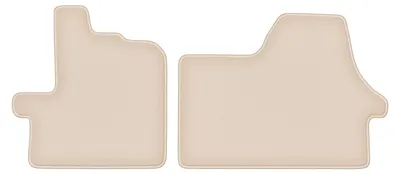Produktbild von DURBAN Beige Velours-Fußmatten vorne für Fiat Ducato IV Transporter (2014 -)