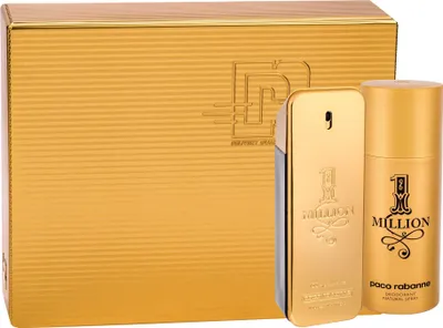 Image de Paco Rabanne 1 Million Hommes Eau de Toilette, 100 ml + Déodorant, 150 ml Set