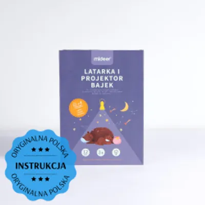 Produktbild von Latarka i projektor dla dzieci z 12 bajkami w języku polskim