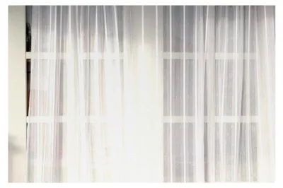Produktbild von Fertiggardine Voile Store Deko Schal mit Faltenband und Bleiband, Streifenvoile, 125 x 750 cm (HöhexBreite)