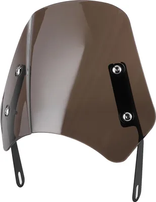 Produktbild von Universal Motorrad Windschutzscheibe Windabweiser Bildschirm W/Montage Halterung für 5?7inTawny