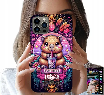 Image de Étui Pour Iphone 12 Pro - Sweet Capybara With Sheik, Super Designs
