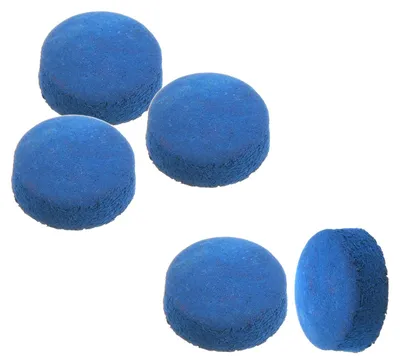 Produktbild von Set aus 5 Billardstöcken mit Spitzen, Durchmesser 12 mm, blau