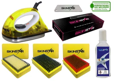 Obrázek produktu pro SkinStar Profi sada pro úpravu lyží, 7 dílů, včetně žehličky, pro lyže, běžecké lyže a snowboardy – sety: Profesionální sada, 7 dílů