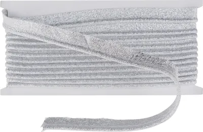 Produktbild von Paspelband, 1cm breit, 3m Silber