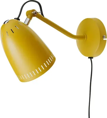 Immagine prodotto di Superliving lampada da parete in metallo "Dynamo" giallo senape opaco