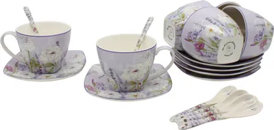 Produktbild von HOME ELEMENTS s Teeset für 6 Personen, Lavendel