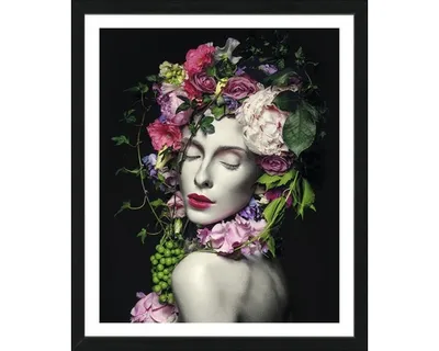 Produktbild von Gerahmtes Bild Flowerwoman 55x65 cm