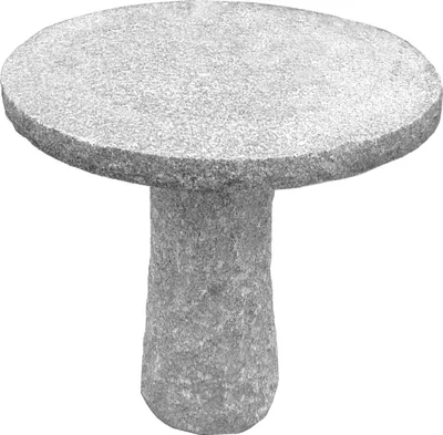 Produktbild von Dehner Gartentisch, rund, Ø ca. 75 cm, Höhe ca. 75 cm, Granit, grau