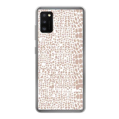 Produktbild von MuchoWow® Handyhülle Schutzhülle Hülle für Samsung Galaxy A41 Tiermuster - Rosa - Schlange Silikon Softcase Handy Hülle - Mobiltelefon