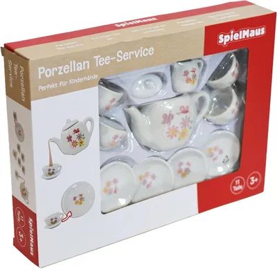 Produktbild von SpielMaus Küche Tee-Service aus Porzellan, 11-teilig